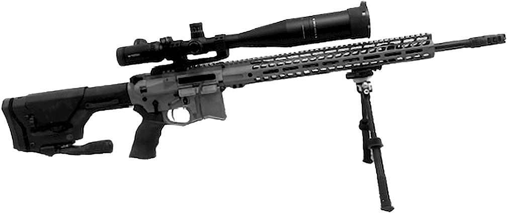 Image of a rifle: A06 Alpha 6 AR-15 in 5.56 caliber.
